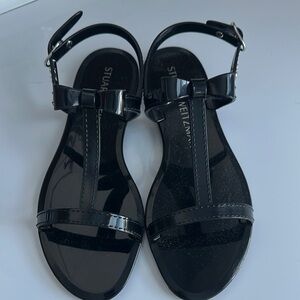 NWOT Stuart Weitzman Black Sandals